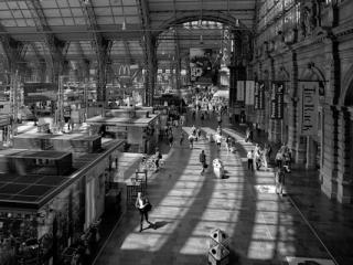 Dans la gare de Francfort - Gustav Eckart, Photographie