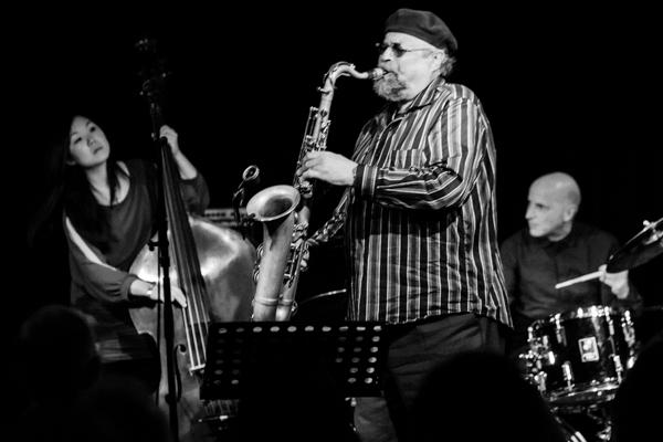 Linda Oh Joe Lovano Joey Baron 2014-11-16 - Gustav Eckart, Fotografie