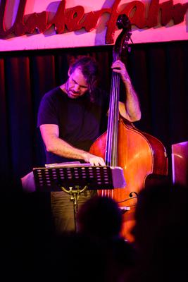 Michael Wollny Trio: Tim Lefebvre 20130814 - Gustav Eckart, Photographie